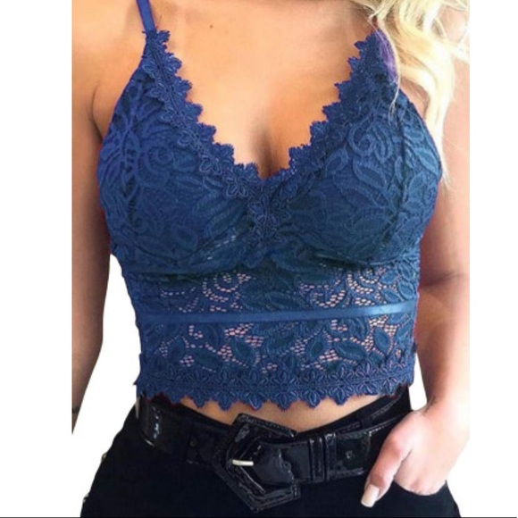 Other - Lace Bralette Crop Top